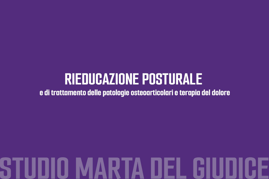 Rieducazione posturale